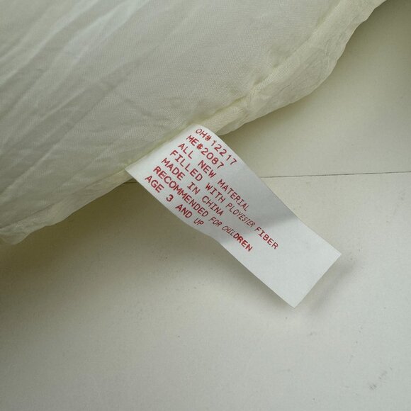 Vtg Puffy Teddy Bear Pink Plush White Yellow Outfit Parachute Body Nylon w Lace - Picture 8 of 9